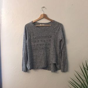 Madewell Linen Stockholm Tour Tee